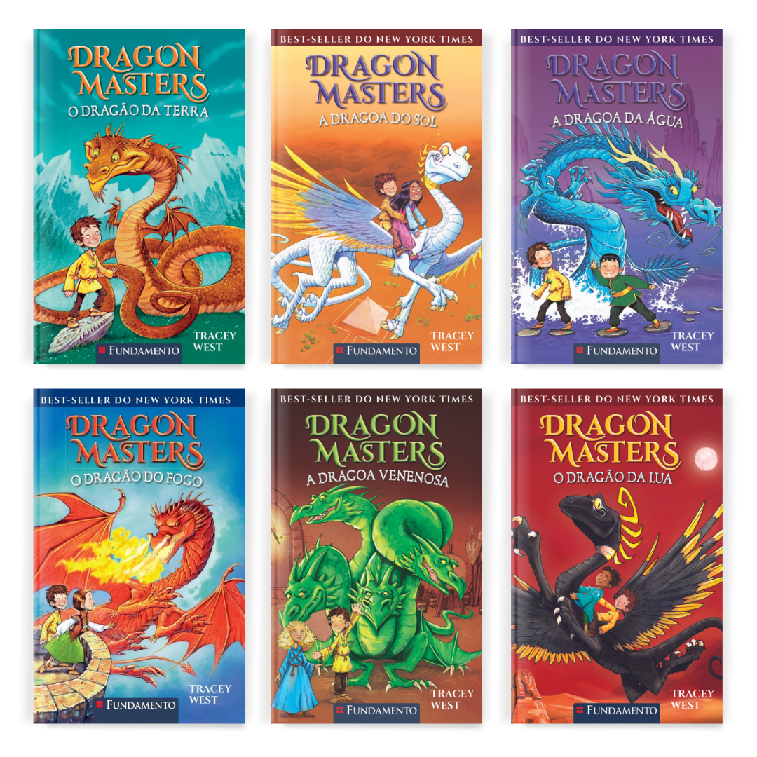 Kit Dragon Masters - 6 Livros (1 ao 6) - Editora Fundamento livro_infantil