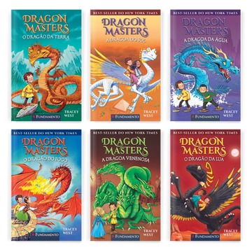 Kit Dragon Masters - 6 Livros (1 ao 6) - Editora Fundamento livro_infantil
