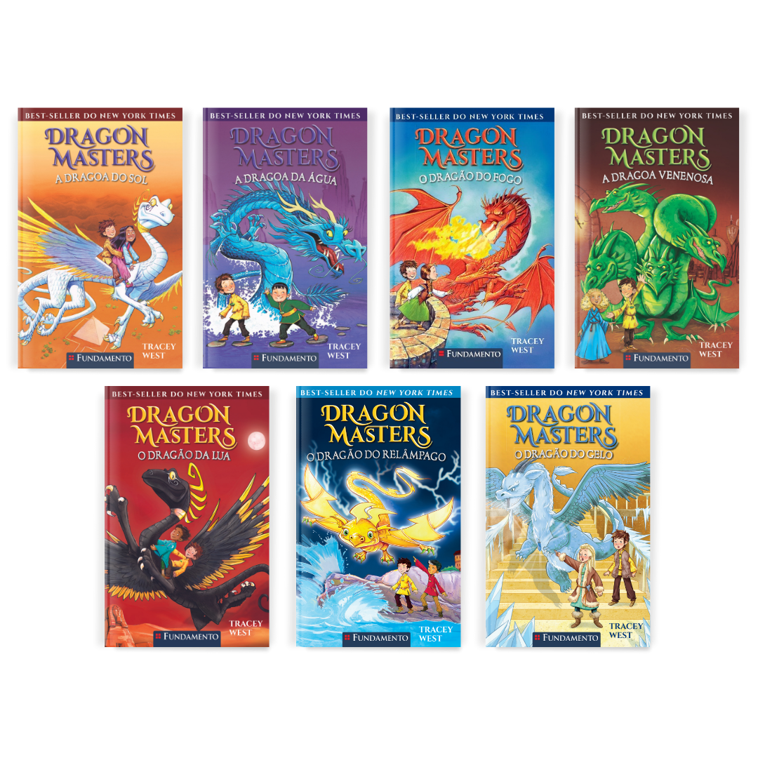 Kit Dragon Masters - 8 Livros (2 ao 9) - Editora Fundamento livro_infantil