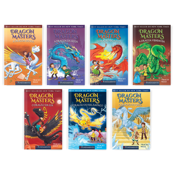 Kit Dragon Masters - 8 Livros (2 ao 9) - Editora Fundamento livro_infantil