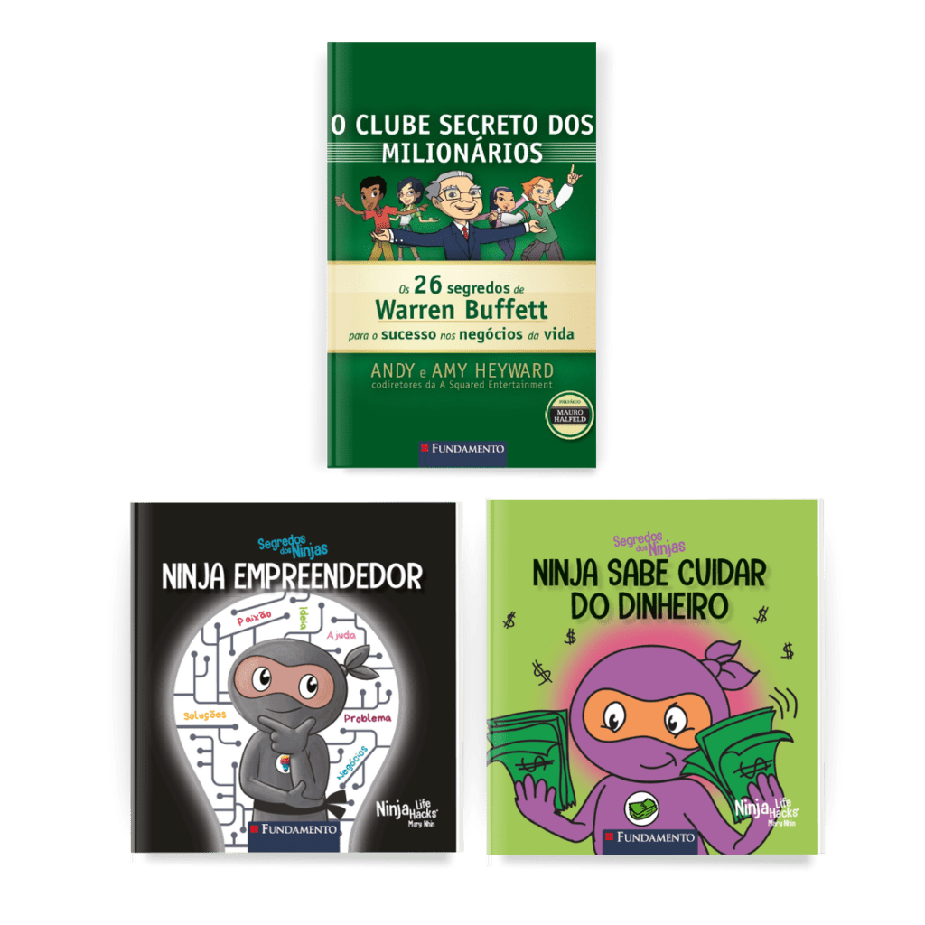 Kit Educação Financeira Infantil - 3 Livros - Editora Fundamento livro_infantil