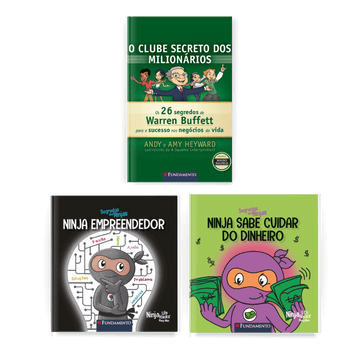 Kit Educação Financeira Infantil - 3 Livros - Editora Fundamento livro_infantil