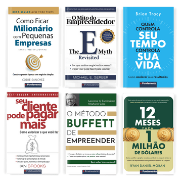 Kit Empreendedor - 6 Livros Best-Sellers - Editora Fundamento livro_infantil