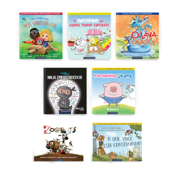 Kit Empreendedor Infantil com 7 Livros - Editora Fundamento livro_infantil