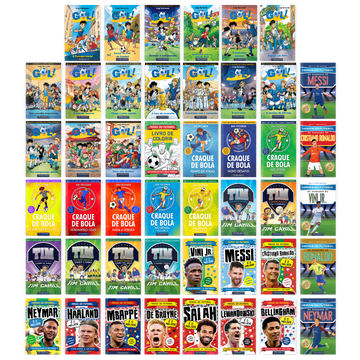 Kit Fã de Futebol - 45 Livros Infantis - Editora Fundamento livro_infantil