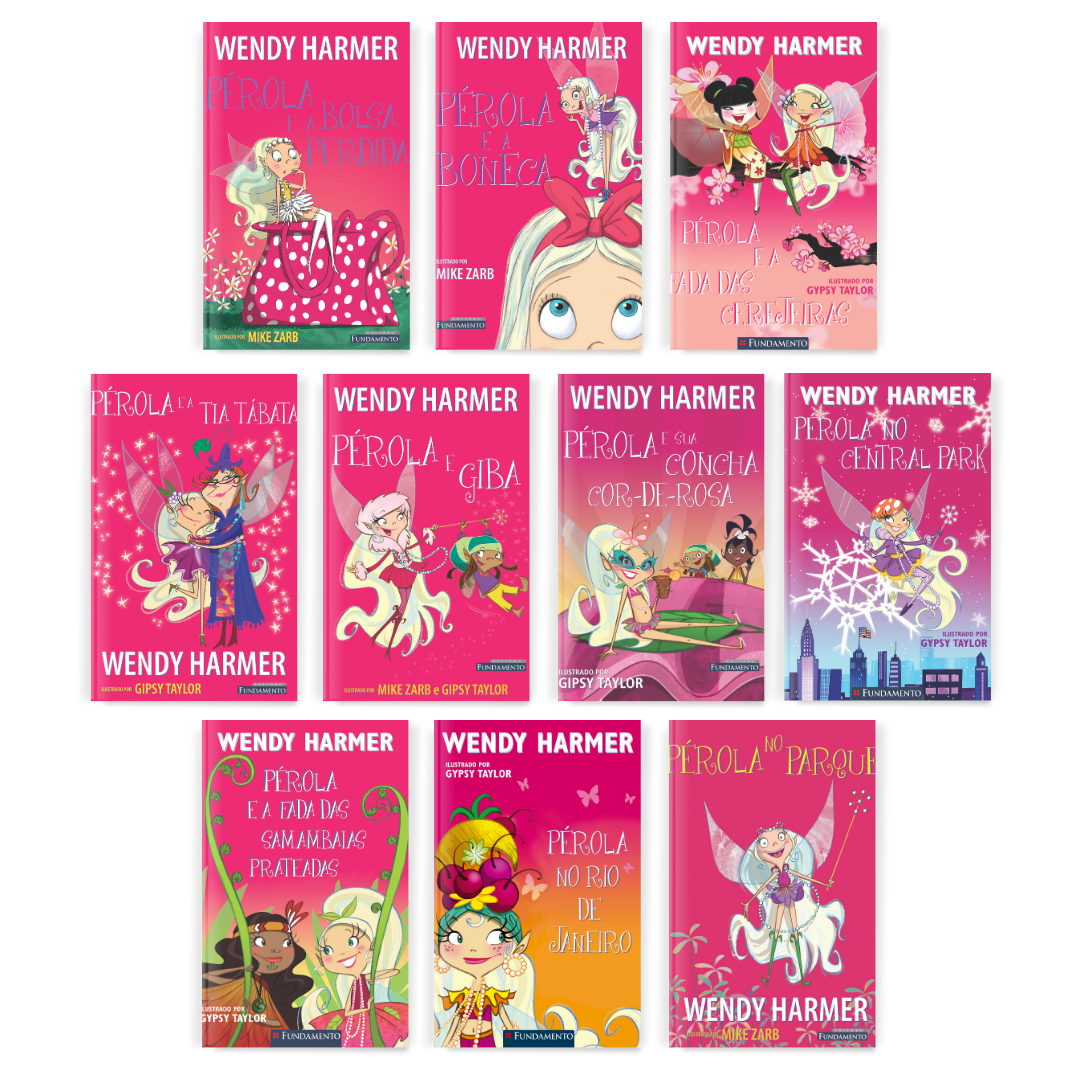 Kit Fada Pérola - 10 Livros - Editora Fundamento livro_infantil