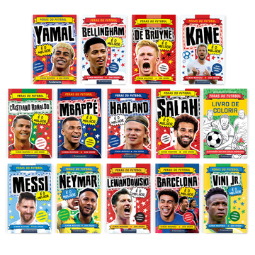 Kit Feras do Futebol: 13 Livros + Livro de Colorir - Editora Fundamento livro_infantil