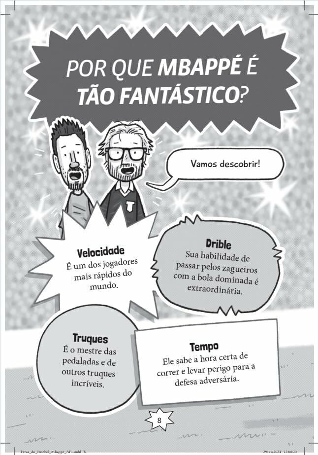 Kit Feras do Futebol - 2 Livros (Mbappé + Vini Jr) - Editora Fundamento livro_infantil