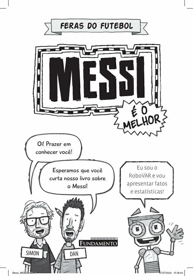 Kit Feras do Futebol - 3 Livros (CR7 + Messi + Neymar) - Editora Fundamento livro_infantil