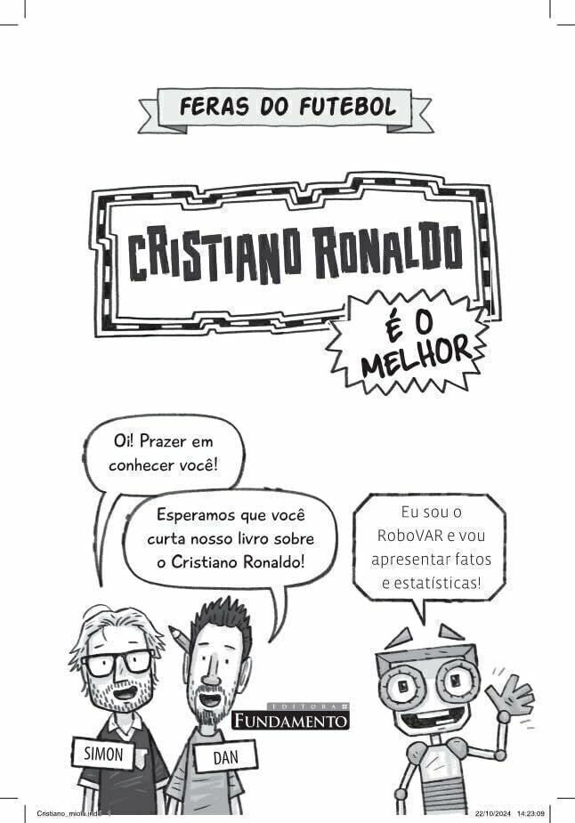 Kit Feras do Futebol - 3 Livros (CR7 + Vini Jr + Neymar) - Editora Fundamento livro_infantil
