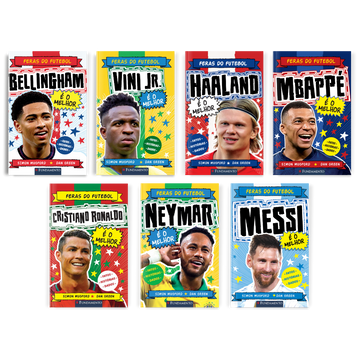 Kit Feras do Futebol - 7 Livros - Editora Fundamento livro_infantil