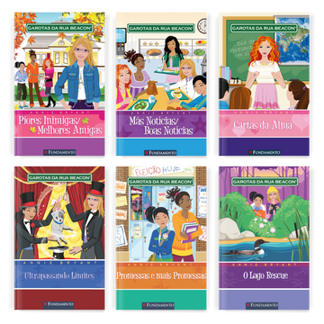 Kit Garotas da Rua Beacon - 6 Livros - Editora Fundamento livro_infantil