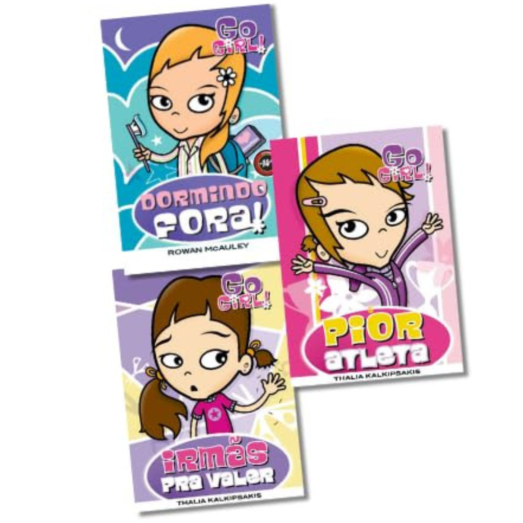 Kit Go Girl - 3 Livros - Editora Fundamento livro_infantil