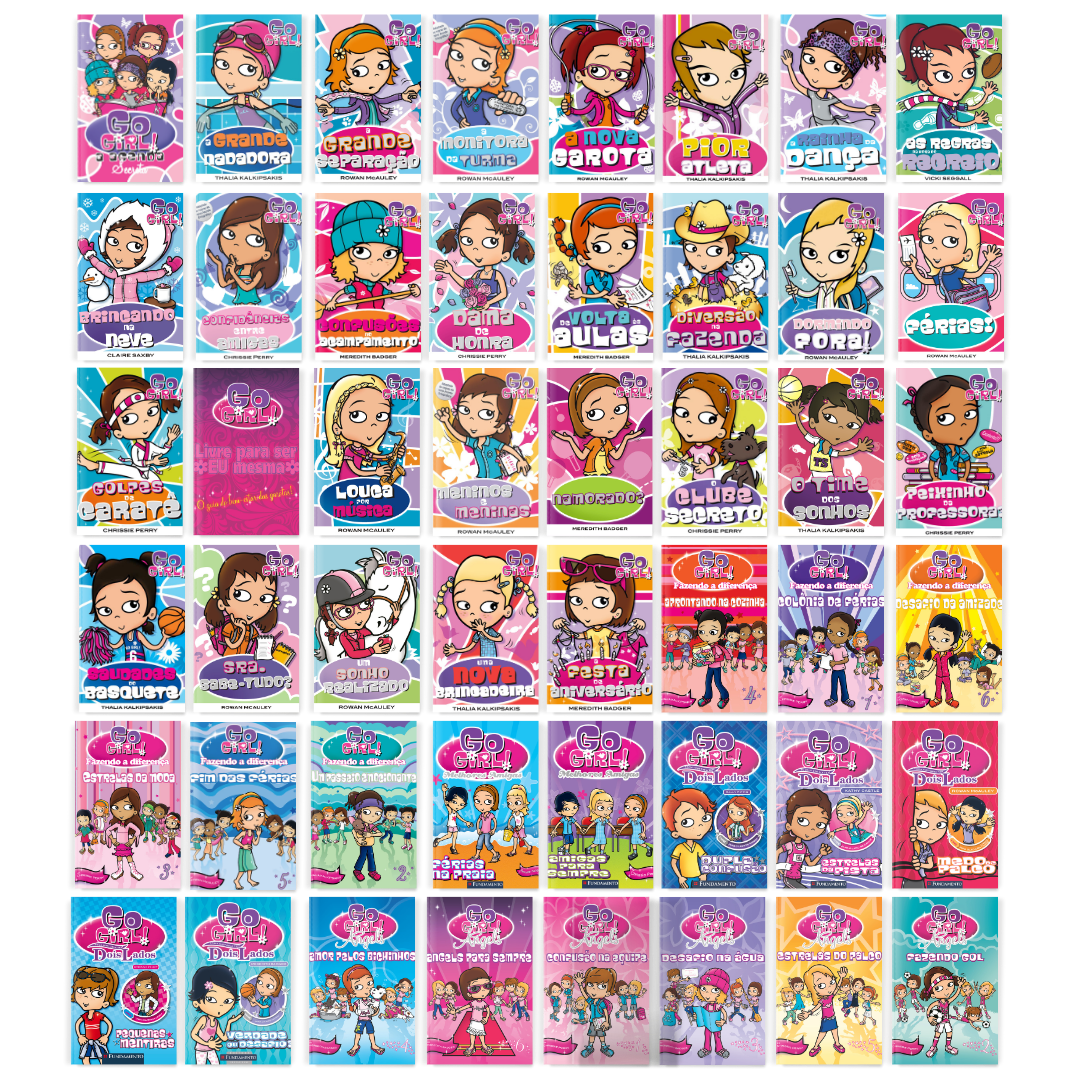 Kit Go Girl - 48 Livros - Editora Fundamento livro_infantil