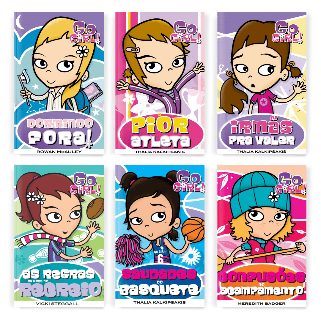 Kit Go Girl - 6 Livros - Editora Fundamento livro_infantil