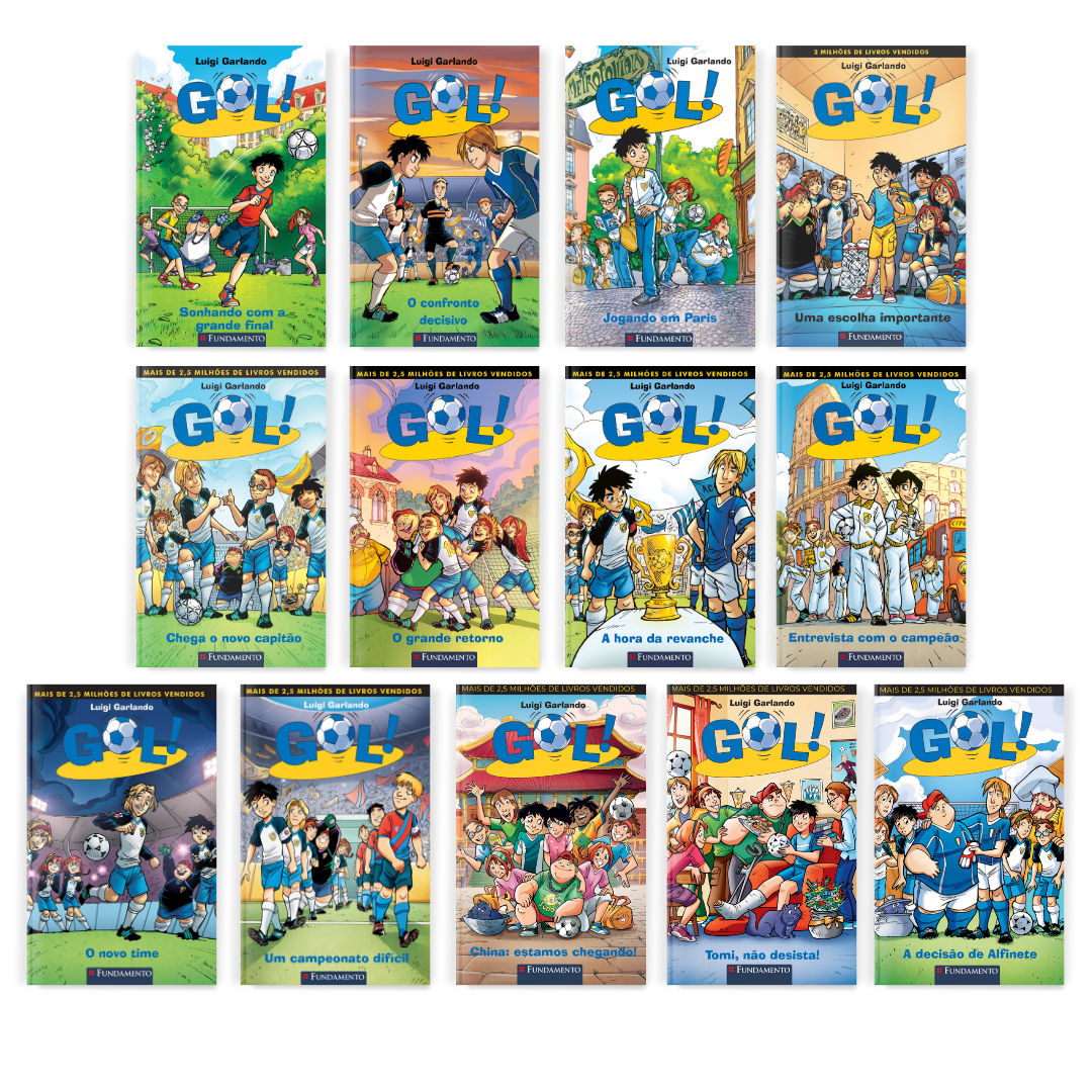 Kit Gol - 13 Livros (04 ao 16) - Editora Fundamento livro_infantil