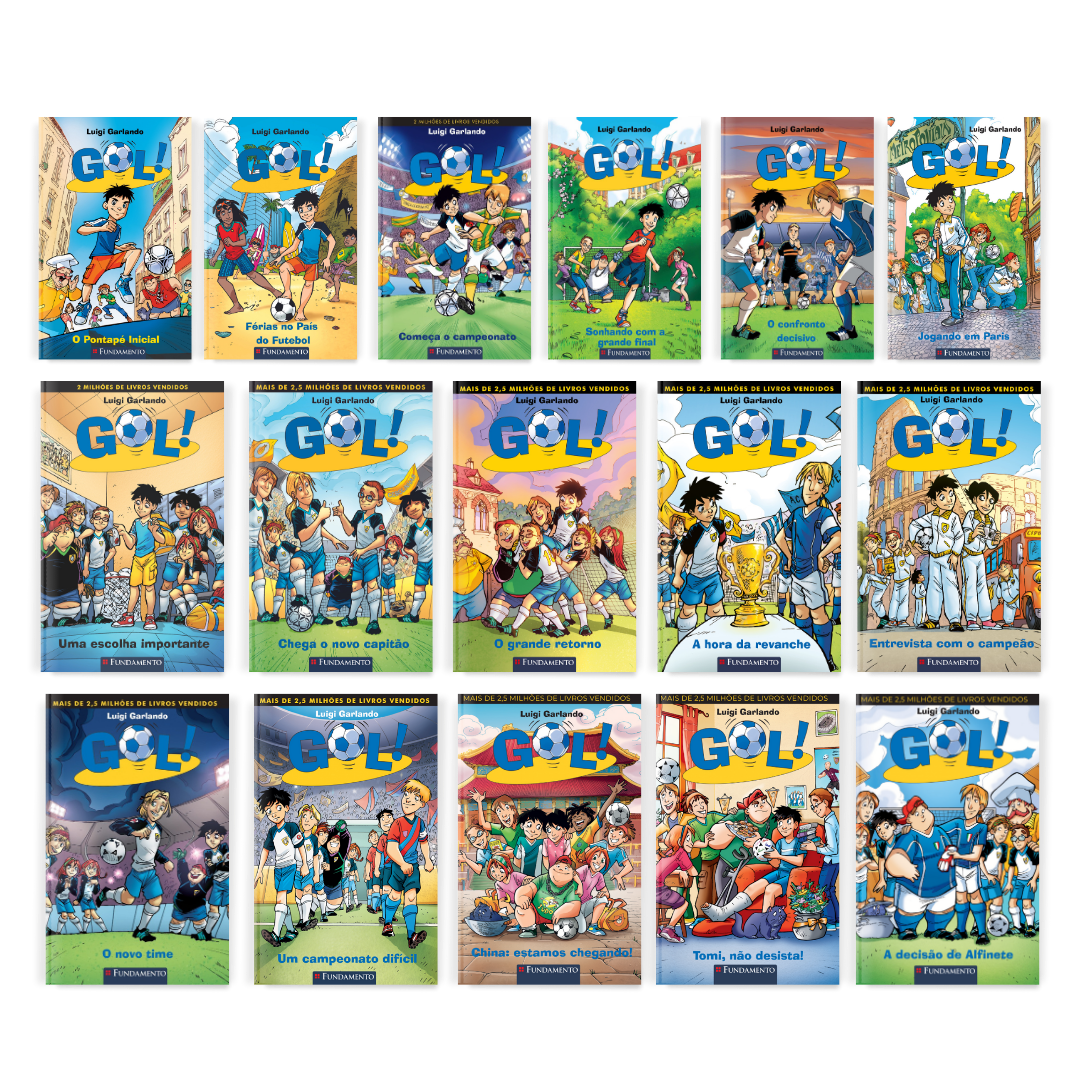 Kit Gol - 16 Livros (1 ao 16) - Editora Fundamento livro_infantil