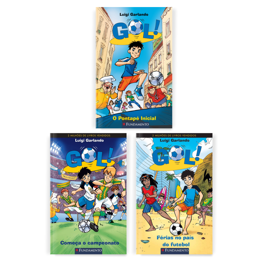 Kit Gol - 3 Livros (1 ao 3) - Editora Fundamento livro_infantil