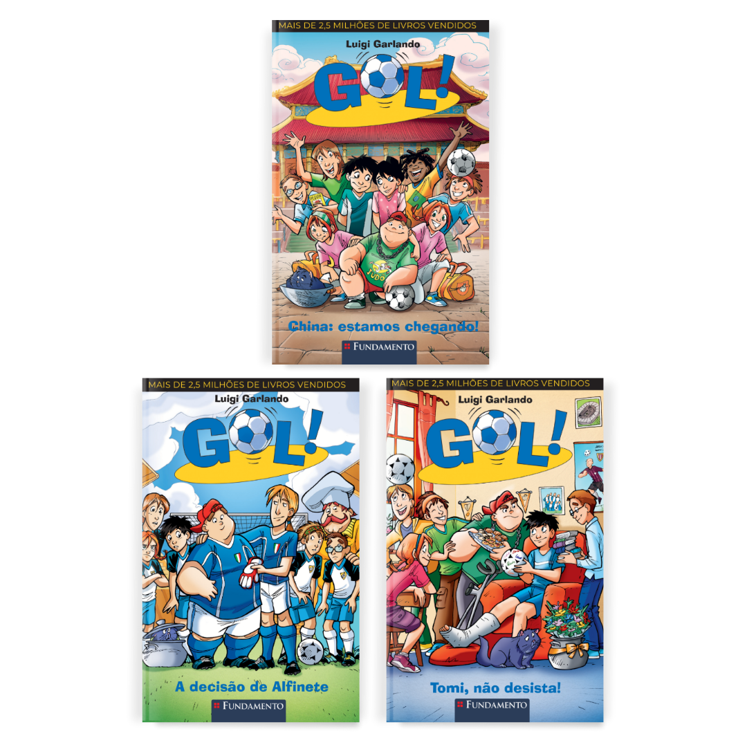 Kit Gol - 3 Livros (14 ao 16) - Editora Fundamento livro_infantil