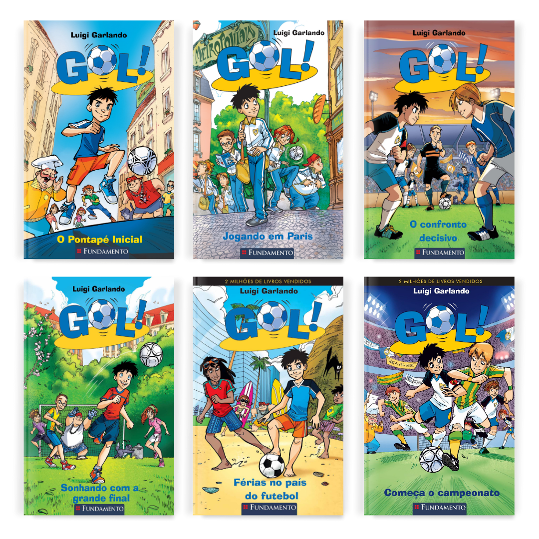 Kit Gol - 6 Livros (1 ao 6) - Editora Fundamento livro_infantil