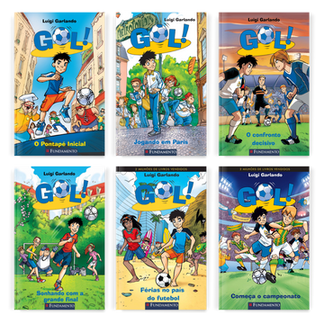 Kit Gol - 6 Livros (1 ao 6) - Editora Fundamento livro_infantil