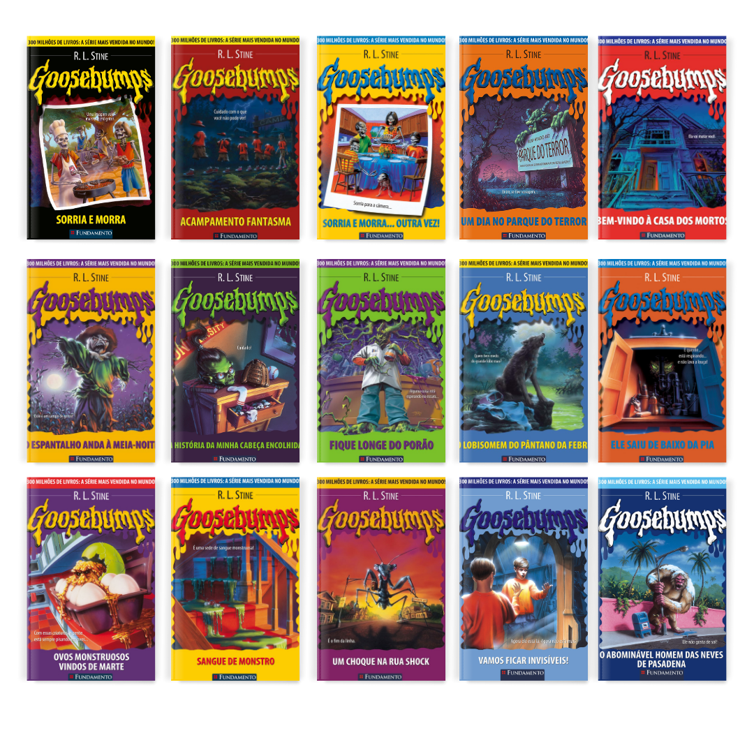 Kit Goosebumps - 15 Livros - Editora Fundamento livro_infantil