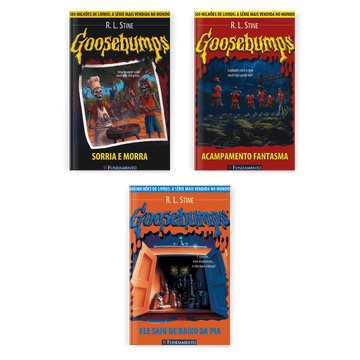 Kit Goosebumps - 3 Livros - Editora Fundamento livro_infantil