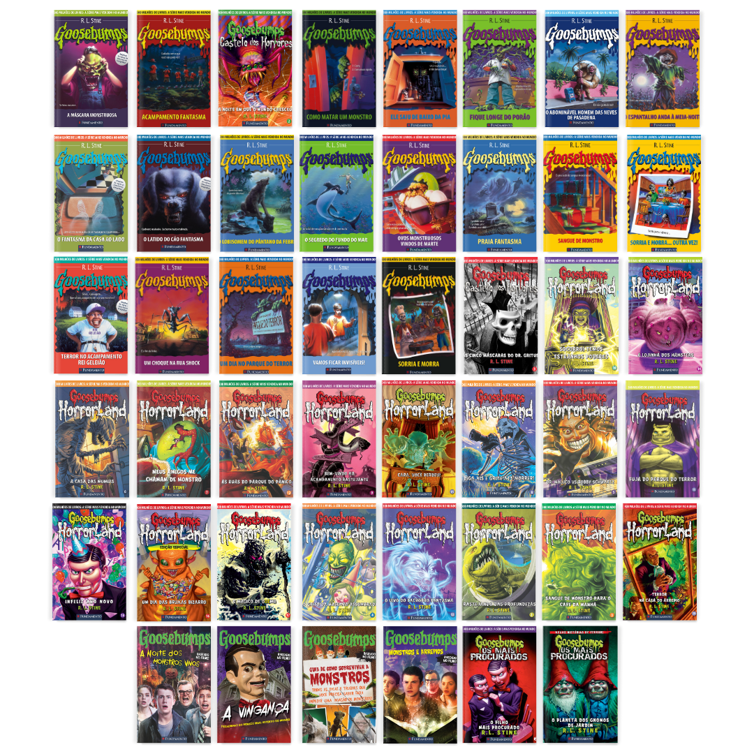 Kit Goosebumps - 46 Livros (2 Ao 47) - Editora Fundamento #livro_infantil#