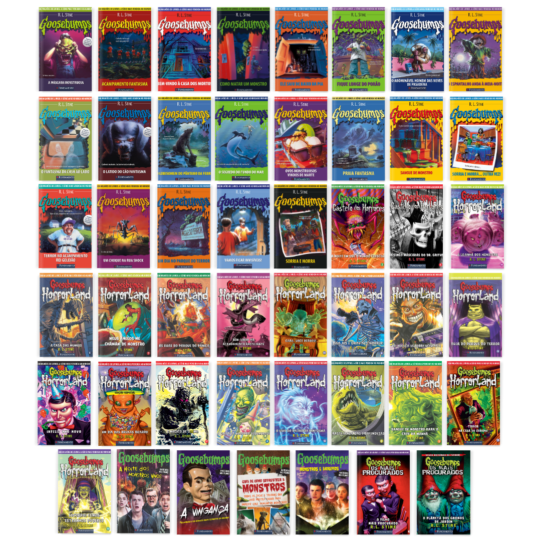 Kit Goosebumps - 47 Livros - Editora Fundamento livro_infantil