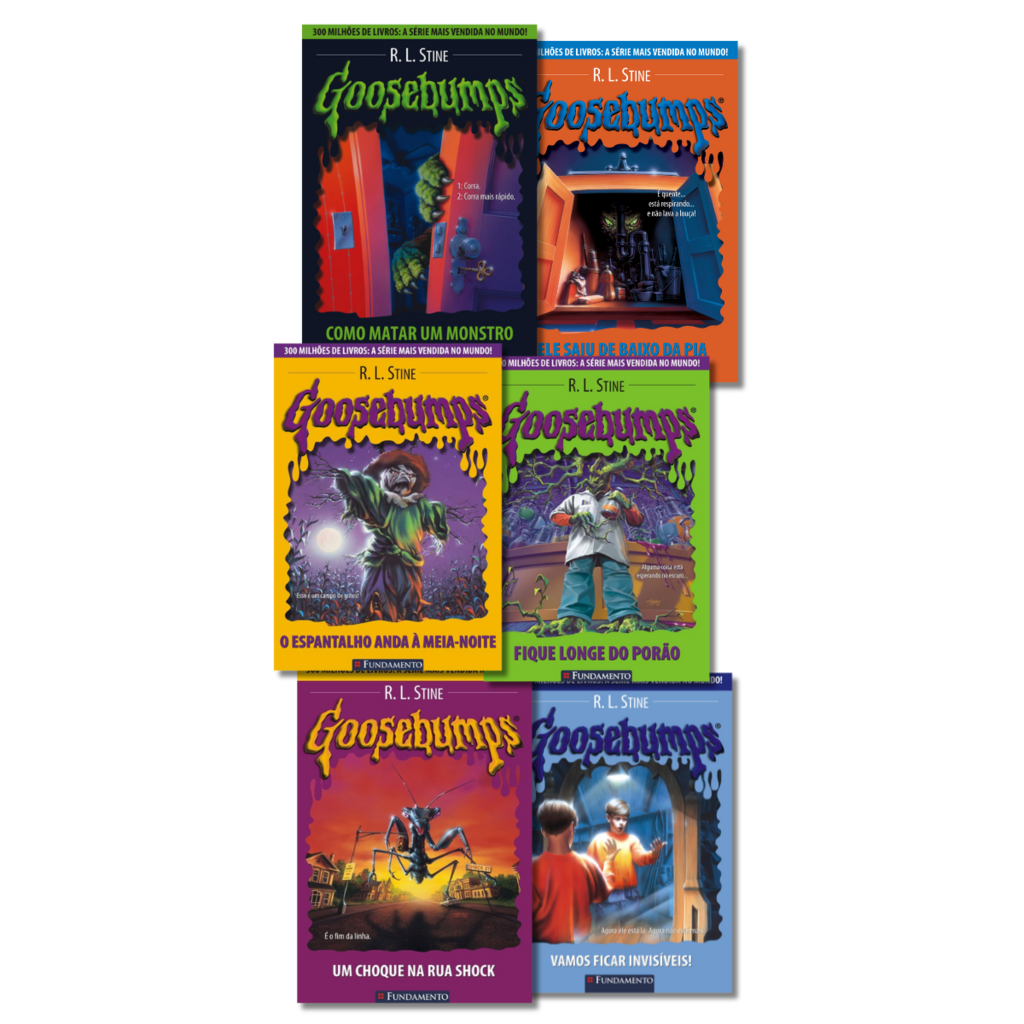 Kit Goosebumps - Seu Filho Mais Corajoso! 6 Livros