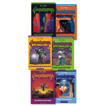 Kit Goosebumps - Seu Filho Mais Corajoso! 6 Livros