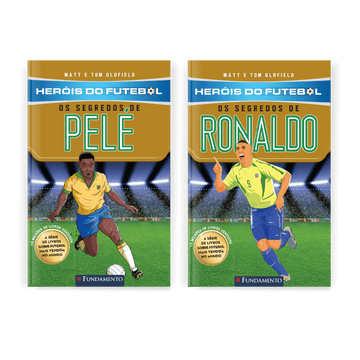 Kit Heróis do Futebol - 2 Livros (Pelé e Ronaldo Fenômeno) - Editora Fundamento livro_infantil