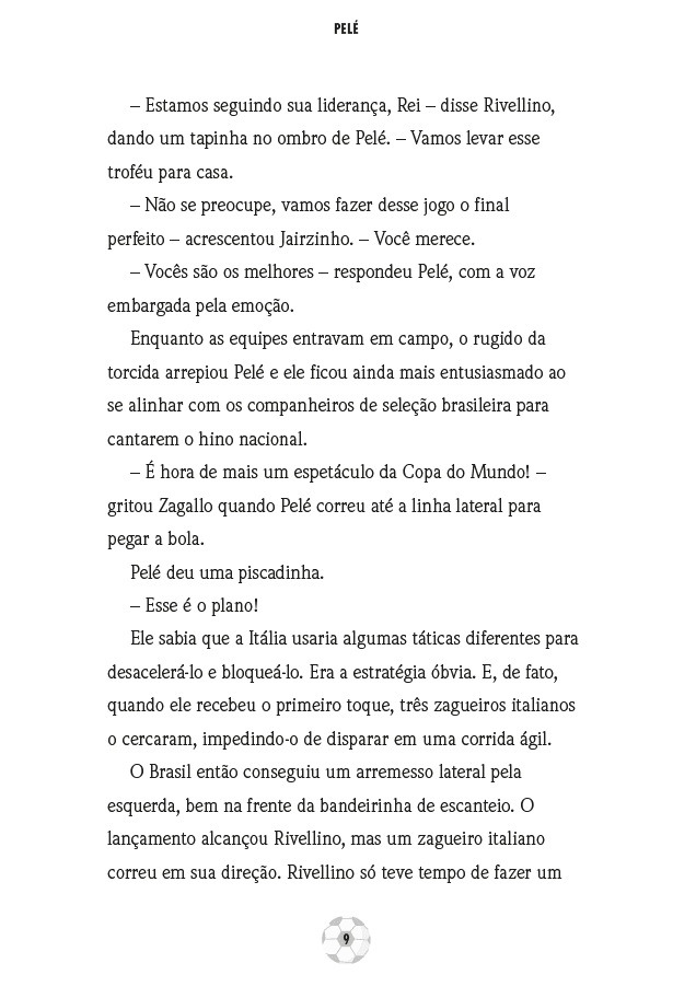Kit Heróis do Futebol - 4 Livros (CR7, Messi, Ronaldo, e Pelé) - Editora Fundamento livro_infantil