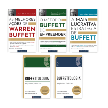 Kit Invista Como Warren Buffett (5 Livros) - Editora Fundamento livro_infantil