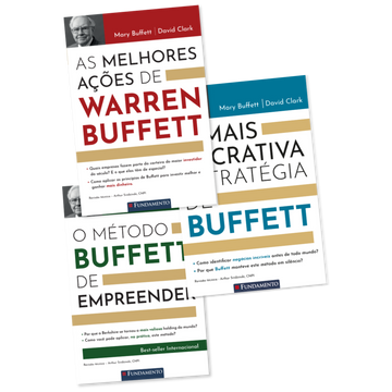 Kit Investidor Profissional: Aprenda com Warren Buffett - 3 Livros