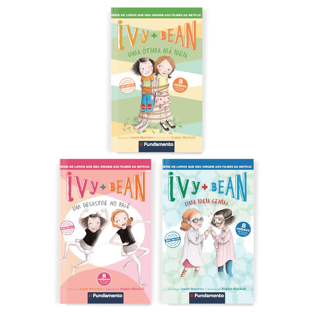 Kit Ivy + Bean - 3 Lviros (5,6 e 7) - Editora Fundamento livro_infantil