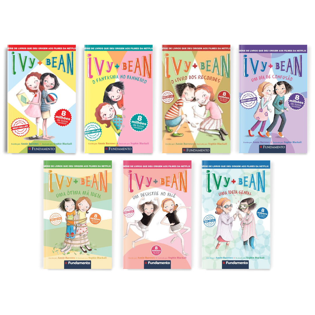 Kit Ivy + Bean - 7 Livros (1 Ao 7) - Editora Fundamento livro_infantil