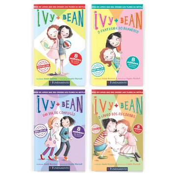 Kit Ivy+Bean - 4 Livros (1 ao 4) - Editora Fundamento livro_infantil