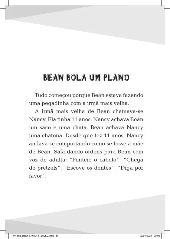 Kit Ivy+Bean - 4 Livros (1 ao 4) - Editora Fundamento livro_infantil