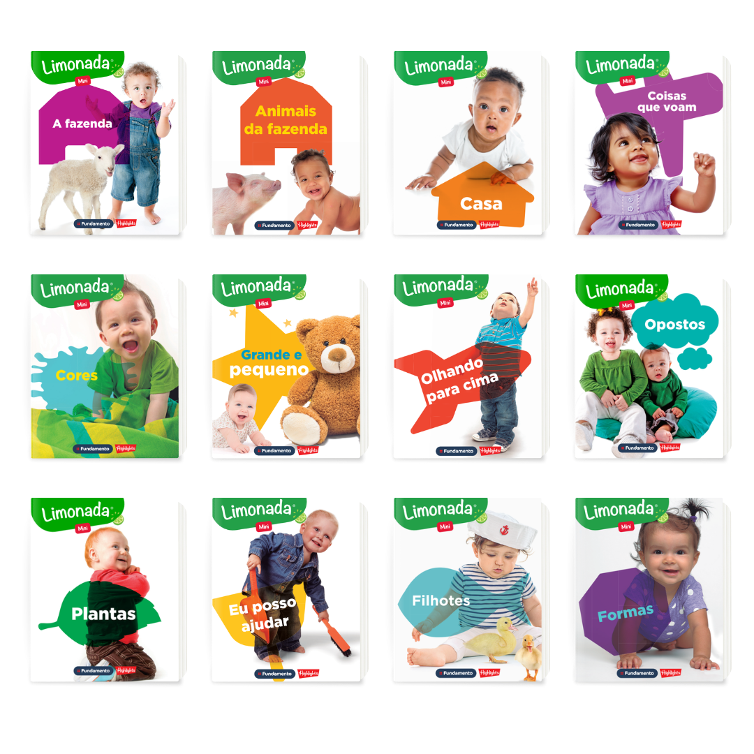 Kit Limonada Mini - 12 Revistas - Editora Fundamento livro_infantil