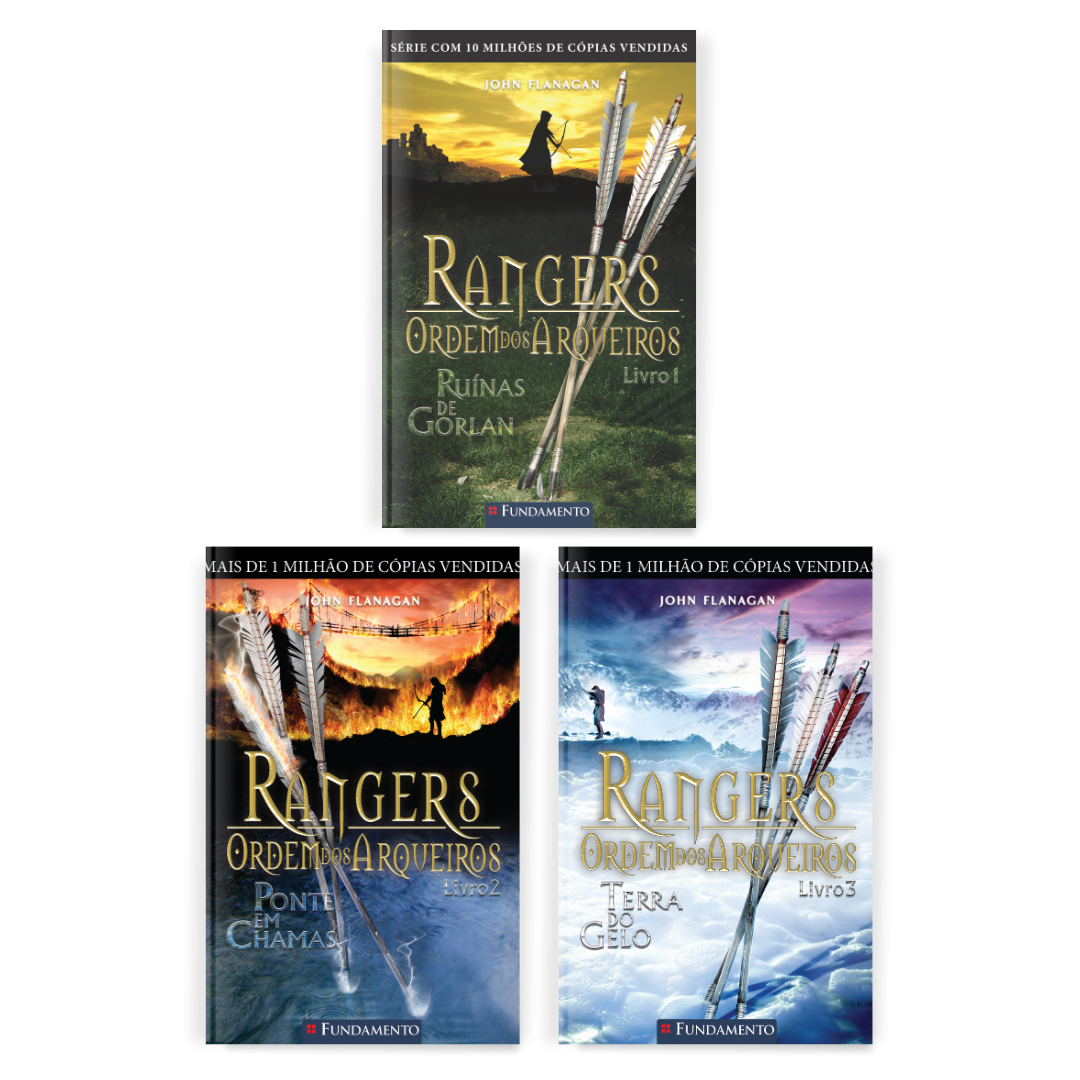 Kit Livros Rangers - 3 Livros (1 ao 3) - Editora Fundamento livro_infantil