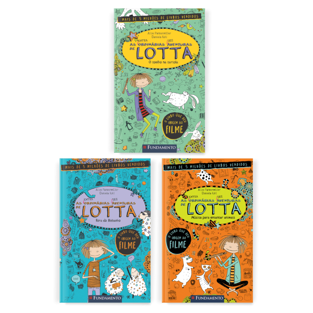 Kit Lotta - 3 Livros (2 ao 4) - Editora Fundamento livro_infantil