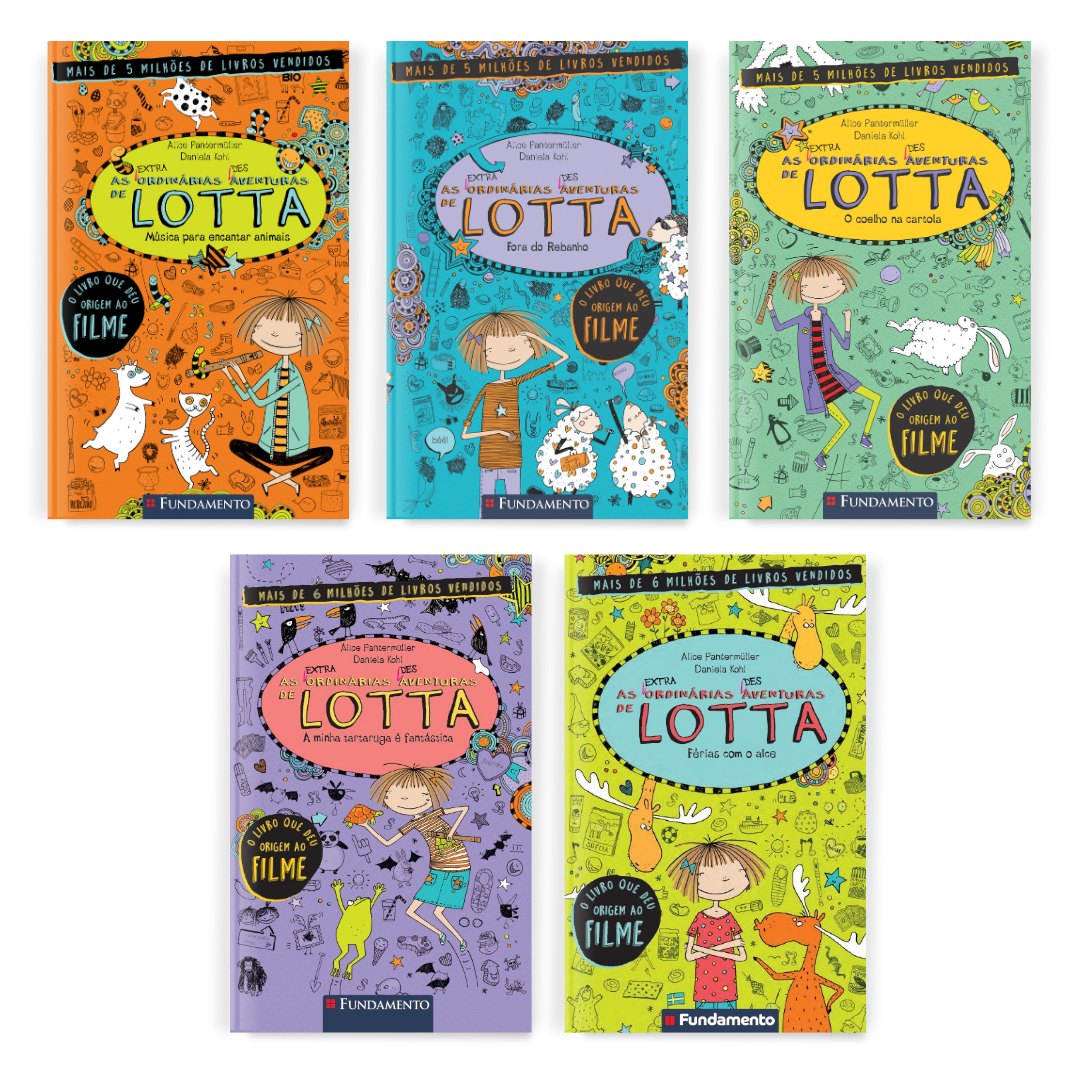 Kit As (extra)ordinárias (des)aventuras de Lotta - 5 Livros (2 Ao 6)