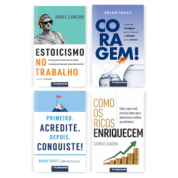 Kit Mais Feliz e Mais Rico - 4 Livros Best-sellers - Editora Fundamento livro_infantil