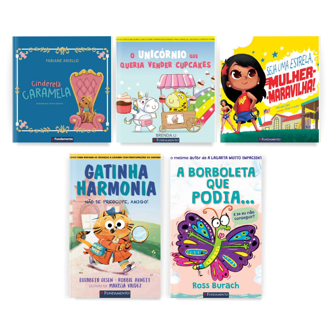 Kit Meninas Confiantes - Editora Fundamento livro_infantil