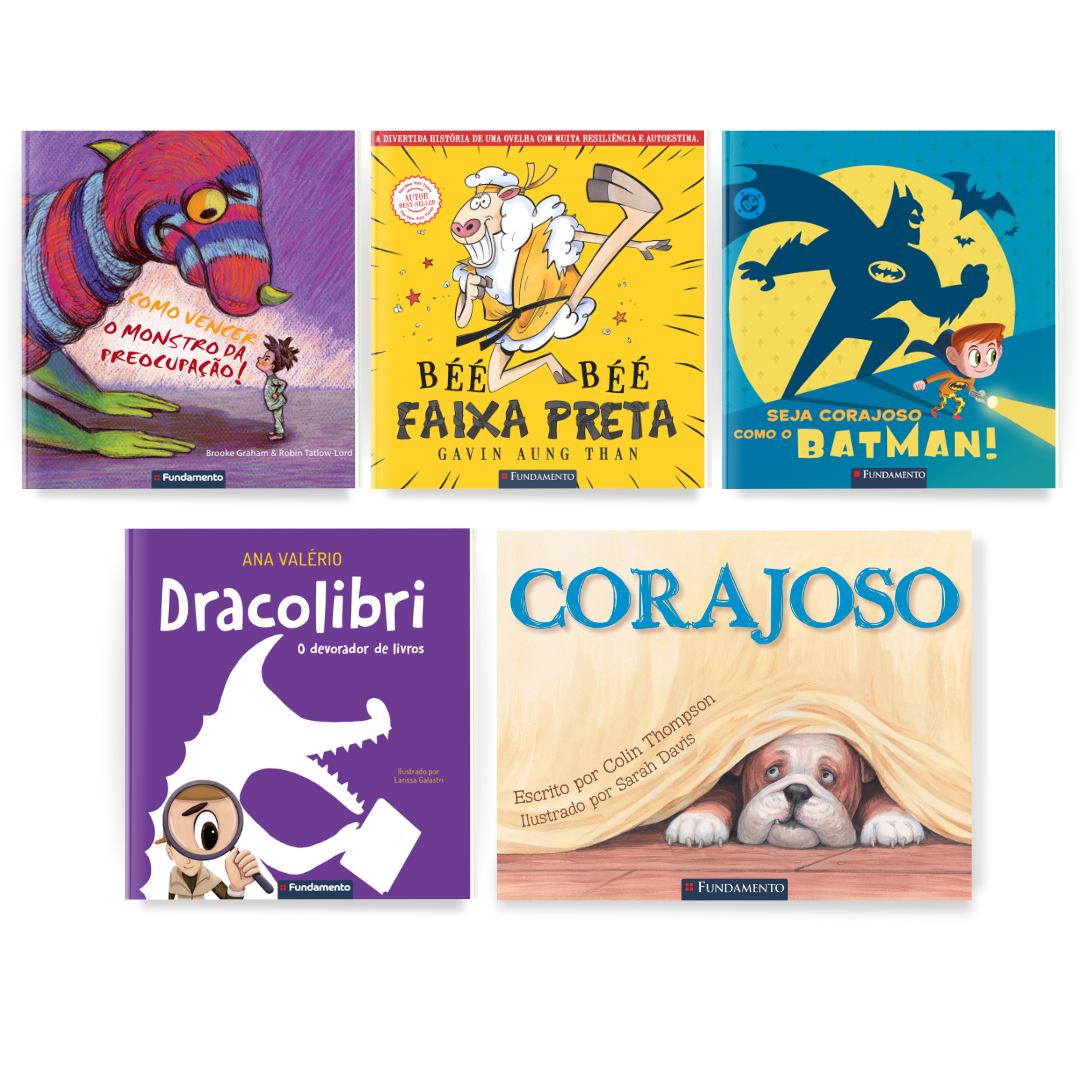 Kit Meninos Corajosos - Editora Fundamento livro_infantil