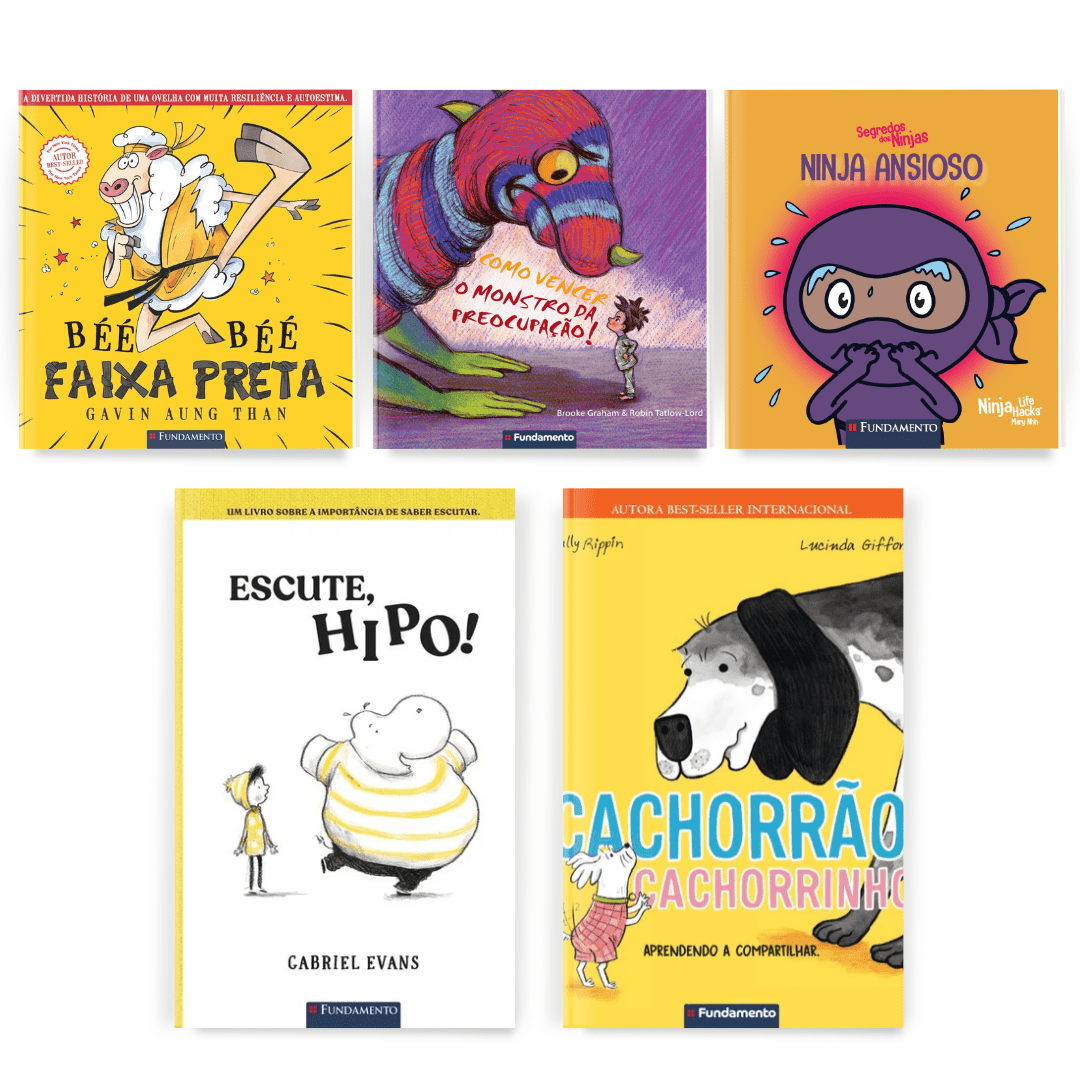 Kit Menos Birra e Ansiedade - Editora Fundamento #livro_infantil#
