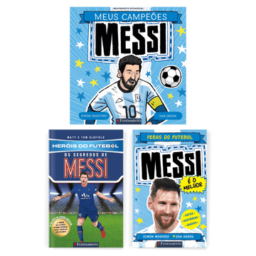 Kit Messi - 3 Livros - Editora Fundamento livro_infantil