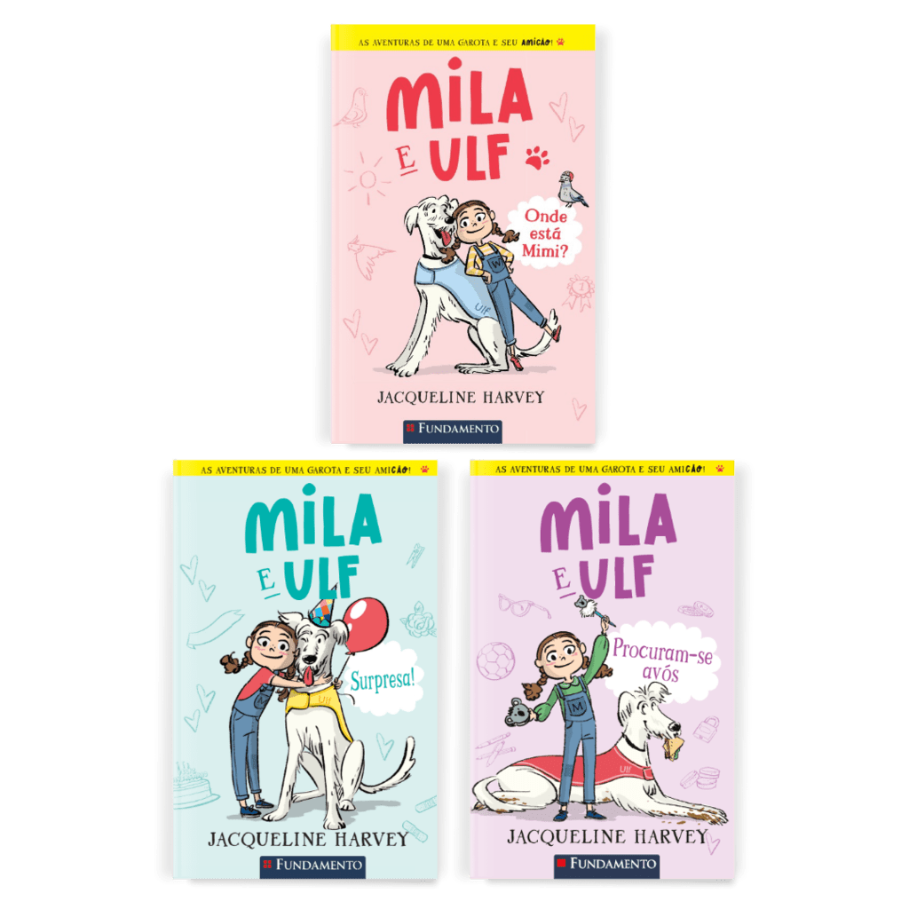 Kit Mila e Ulf - 3 Livros (1 ao 3) - Editora Fundamento livro_infantil