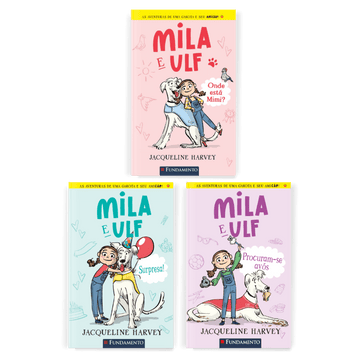 Kit Mila e Ulf - 3 Livros (1 ao 3) - Editora Fundamento livro_infantil